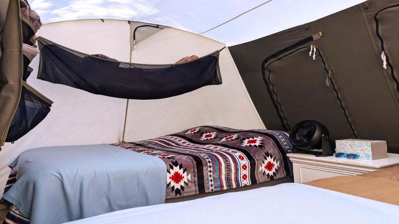 Funstays Glamping Setup Tent In Rv Park #4 Ok-T4 Moab Exteriör bild